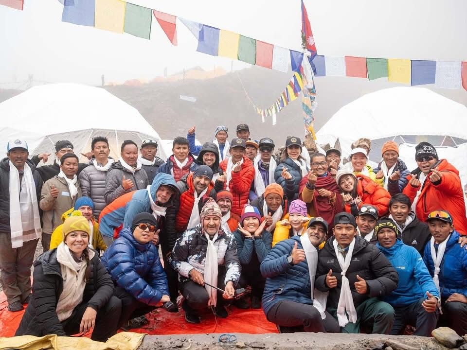 34 SST climbers scale Mount Manaslu